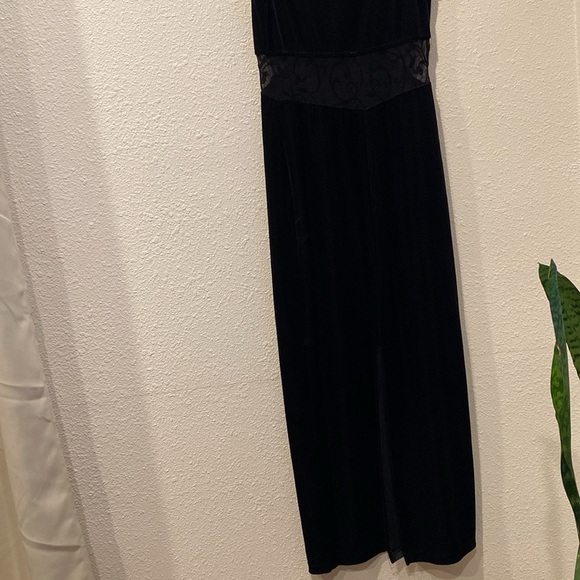 90s velvet All that Jazz maxi dress‎ - Picture 8 of 10